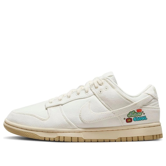 Nike Dunk SE The Future Is Equal Canvas Off White Shoe Women’s 11 Men’s 9.5 - Picture 1 of 10
